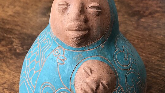 Figur Mutter mit Baby, Andrea Waßenberg